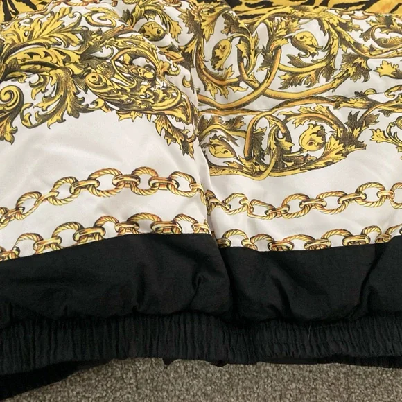 TOPSHOP ⚜️ Zebra Chain Puff Jacket - Picture 9 of 13